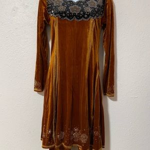 Velvet 2piecec dress